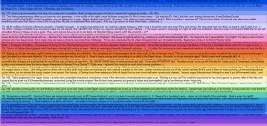 rainbow spreadsheet