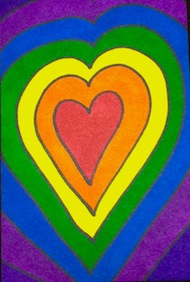 Rainbow heart