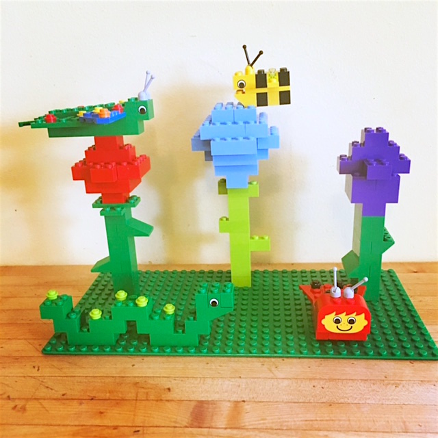 lego bugs and flowers