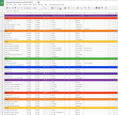 Pride month time log